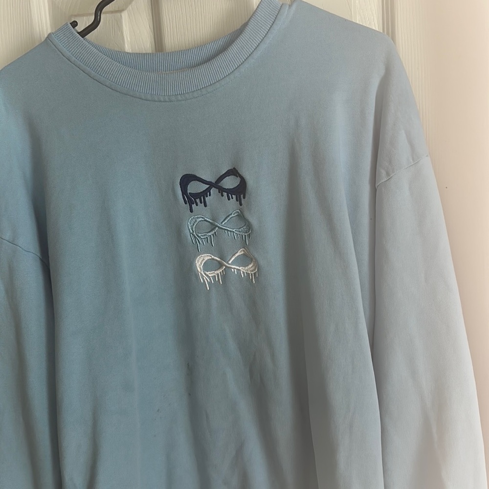 Blue nfinity crewneck
